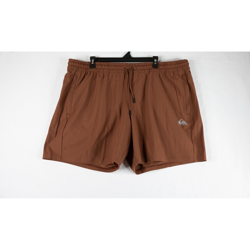 Quiksilver DryFlight Shorts‎ Mens XXL Brown Excellent Gorpcore Travel Activewear